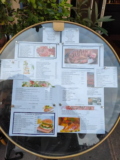 Bistrotier du Coin menu 2