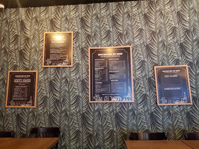 Bistrotier du Coin menu 1